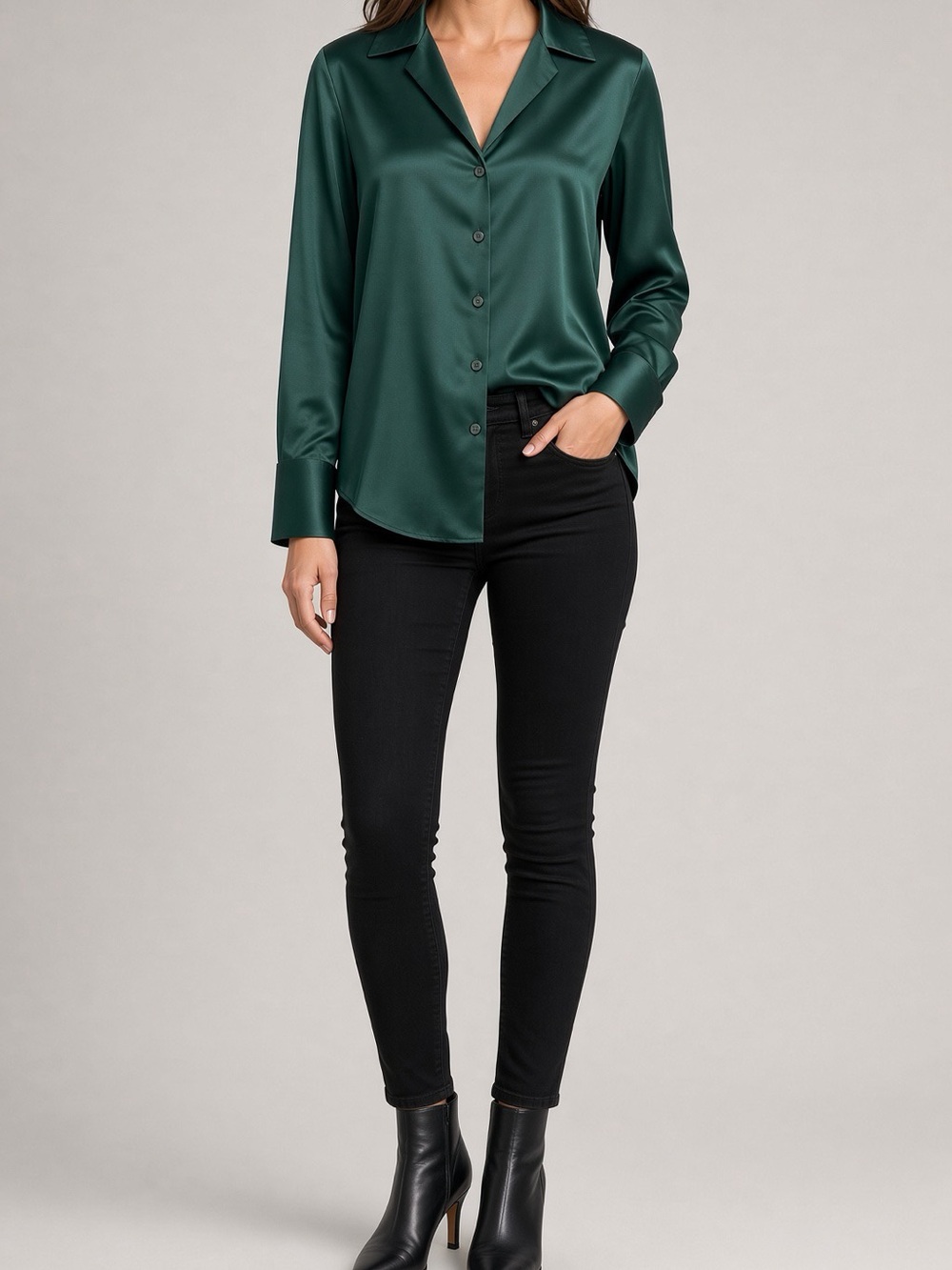 Banana Republic Emerald Green Blouse